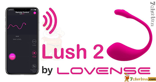 Lush 2 premium vibrating eggs controlled via app